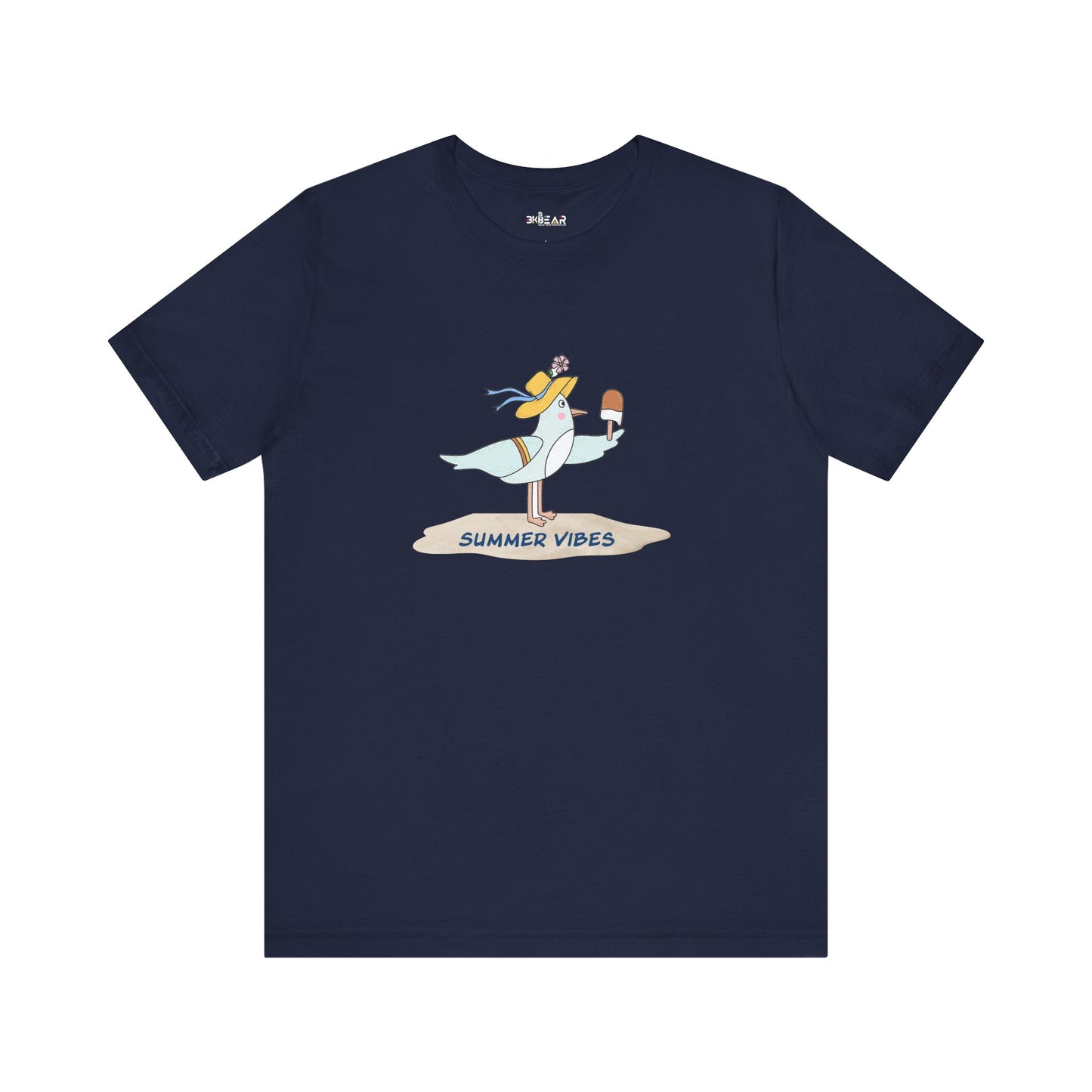 Regal Seagull Summer Vibes. Unisex Jersey Short Sleeve Tee