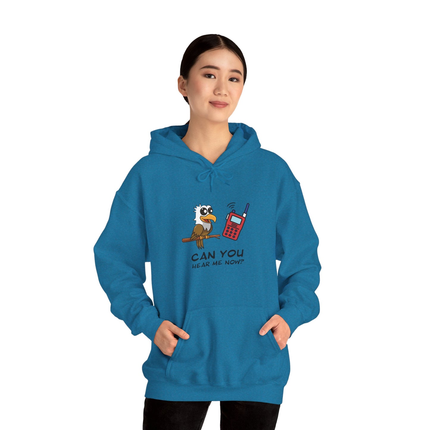 Owl Graphic Sweatshirt – Can You Hear Me Now? Bird on a Mission