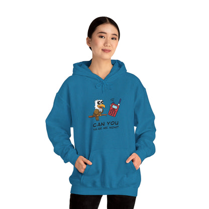 Owl Graphic Sweatshirt – Can You Hear Me Now? Bird on a Mission
