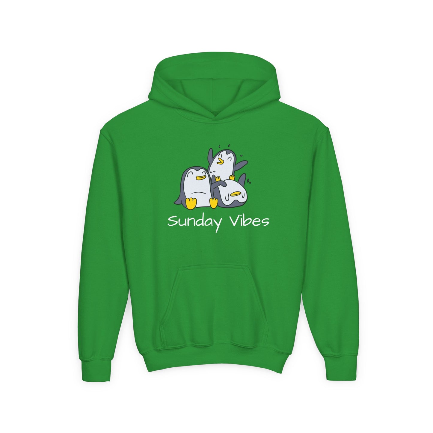 Sunday Vibes Penguin Kids Hoodie