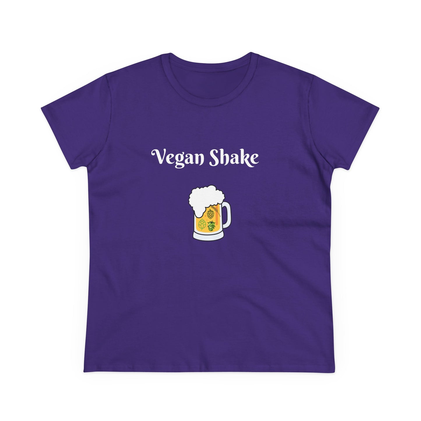 Vegan Shake.  Women's Midweight Cotton Tee