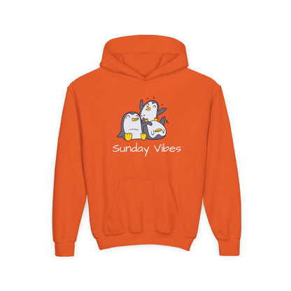 Sunday Vibes Penguin Kids Hoodie