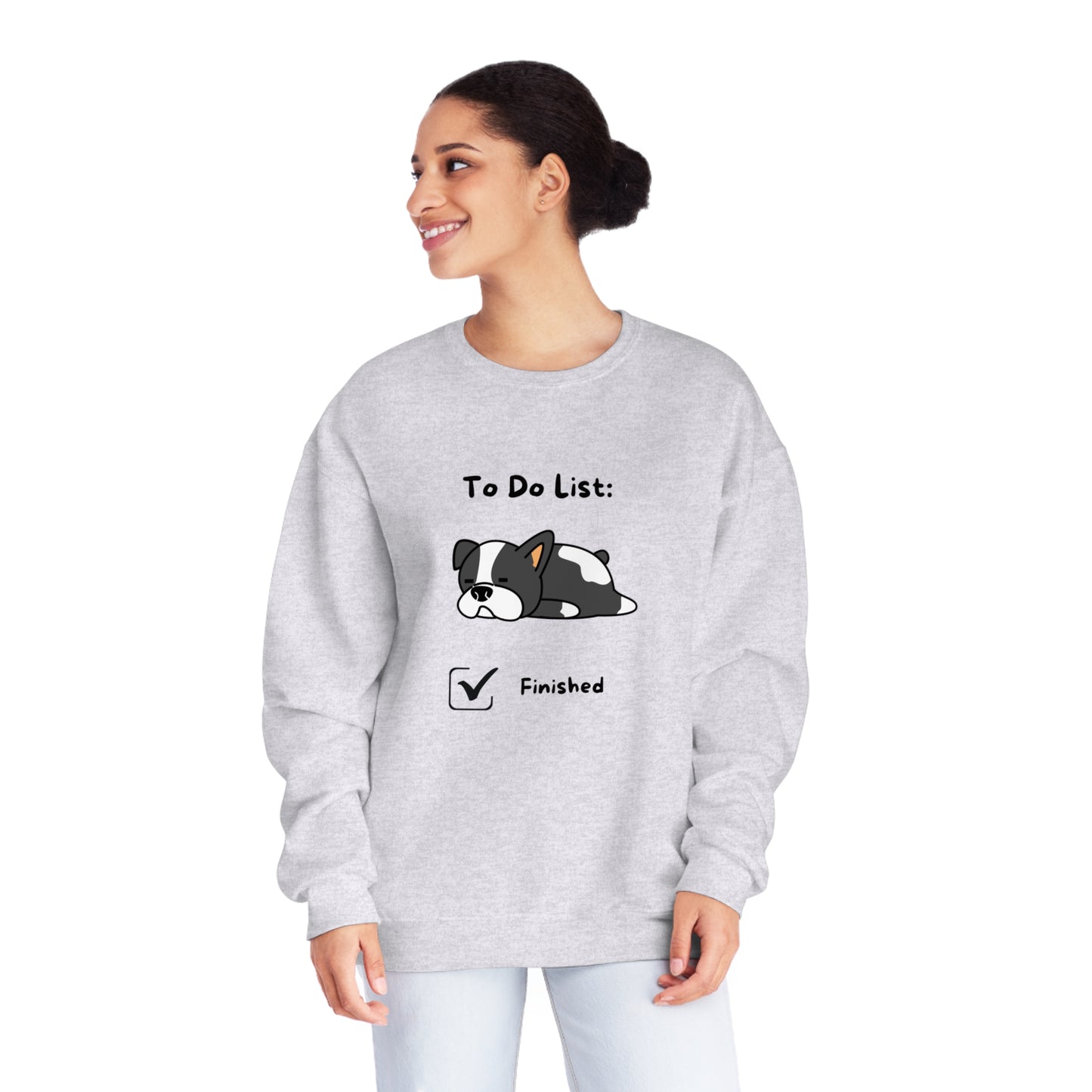 To Do List. Finished. Unisex NuBlend® Crewneck Sweatshirt