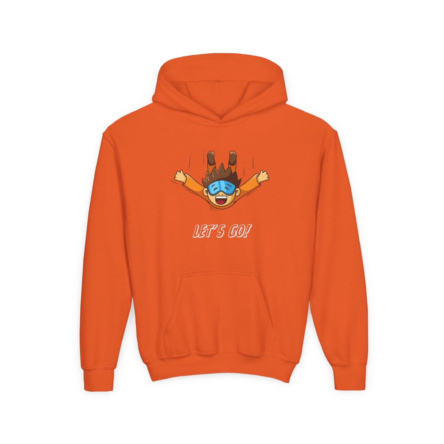 Let's Go Sky Diving. Kids Hoodie