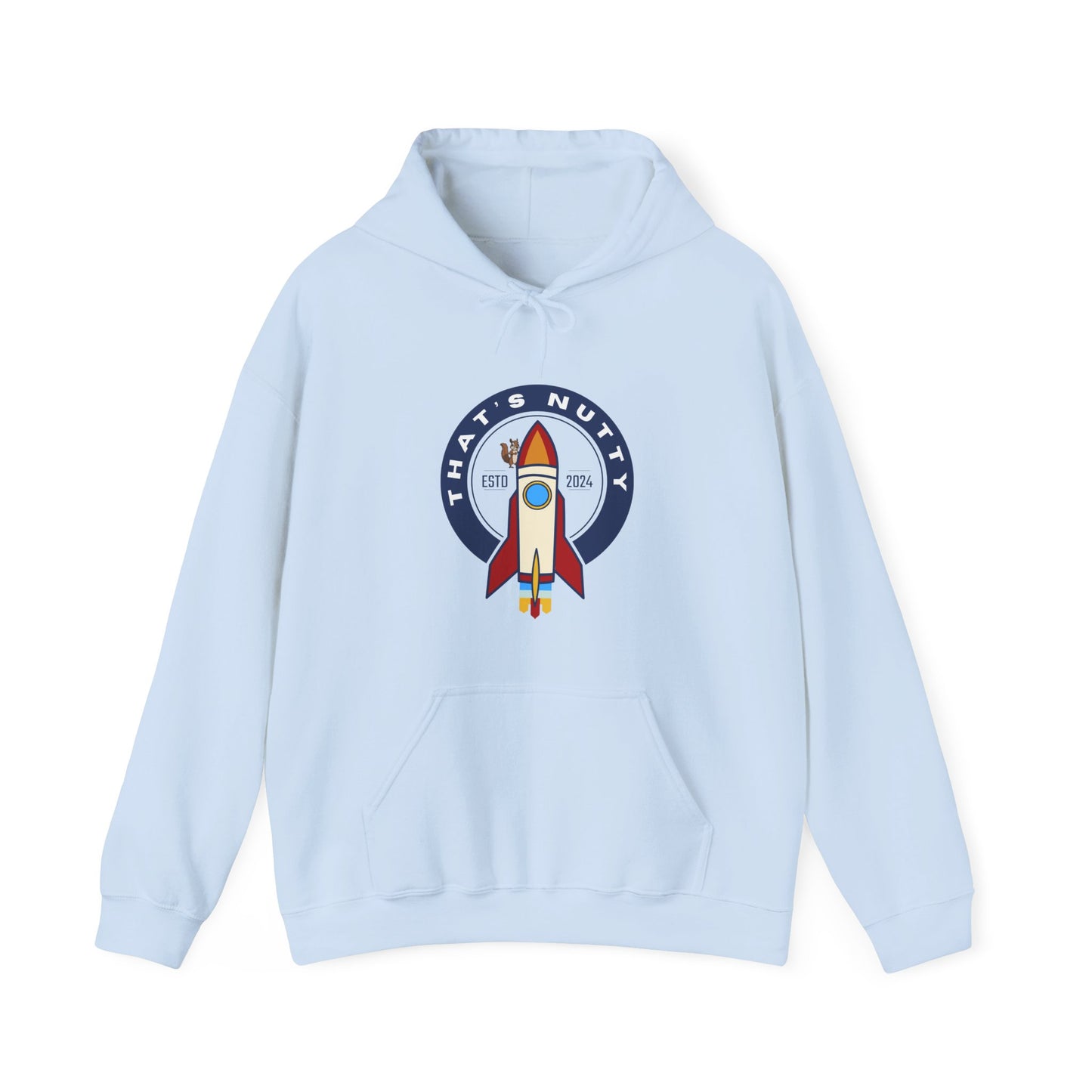 That's Nutty On A Rocket Ship Hooded Sweatshirt