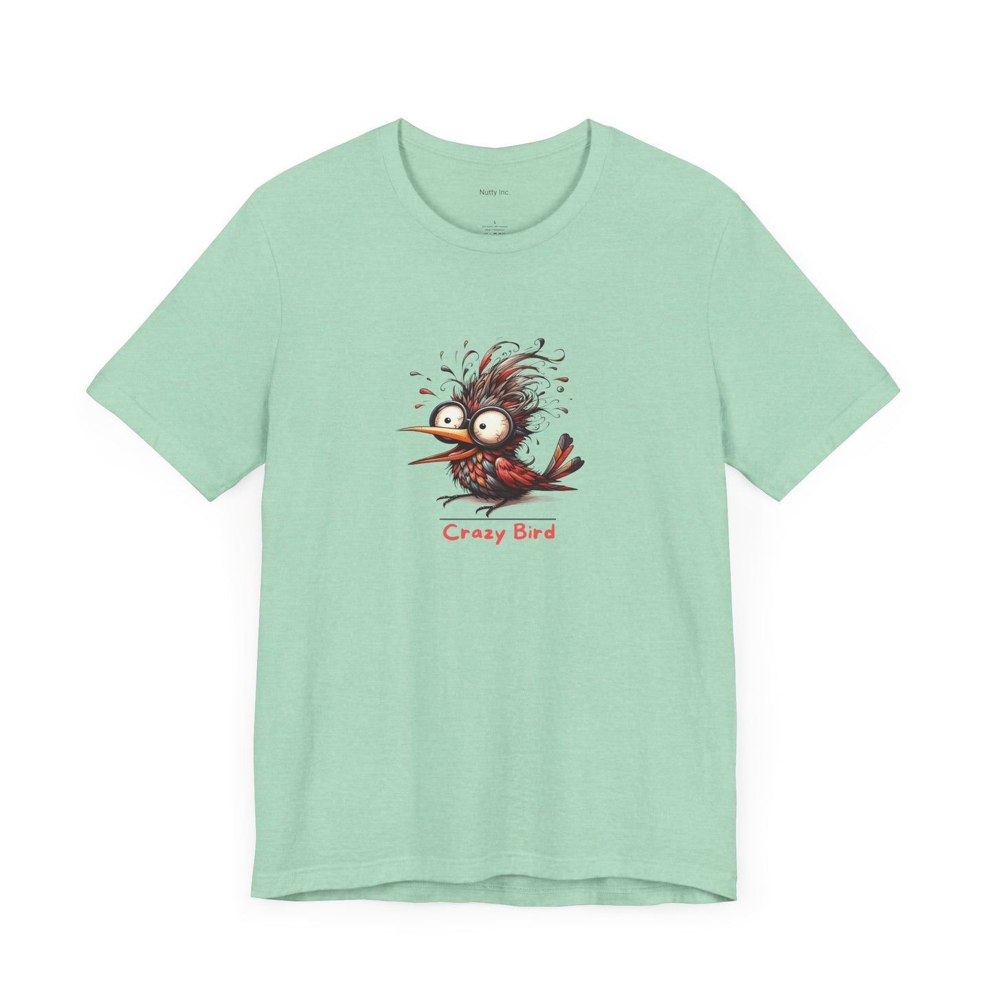 Crazy Bird. Unisex Jersey Short Sleeve Tee