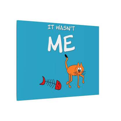 Leo The Cat Didn't Do It. Canvas Gallery Wraps