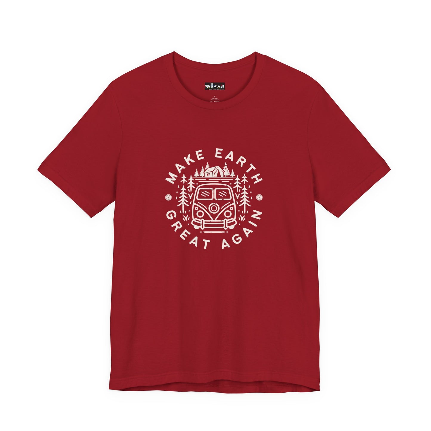 Make Earth Great Again. Relaxed mind. Unisex Jersey Short Sleeve Tee