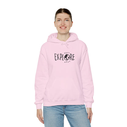 Explore Hoodie – Adventure Graphic Sweatshirt, Unisex Outdoor Hoodie