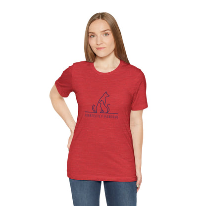 Purrfectly Pawsome. Unisex Jersey Short Sleeve Tee