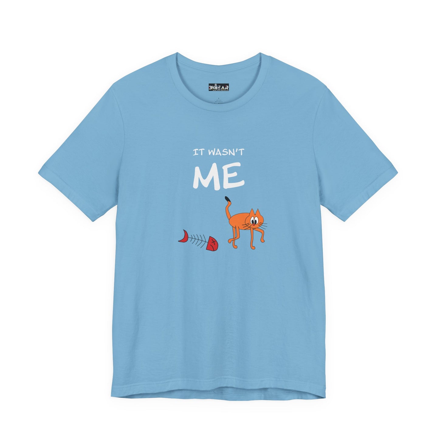 Leo The Cat Didn't Do It. Unisex Jersey Short Sleeve Tee