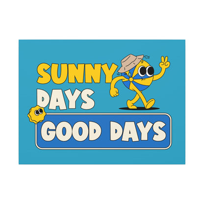Canvas Print: Good Vibes Sunny Day