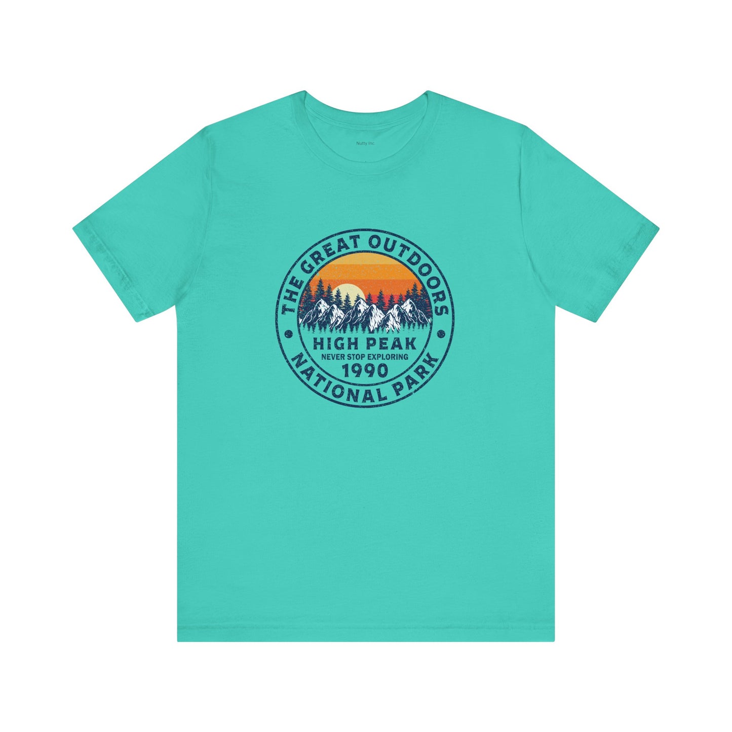 Never Stop Exploring. High Peak National Park. Unisex Jersey Short Sleeve Tee