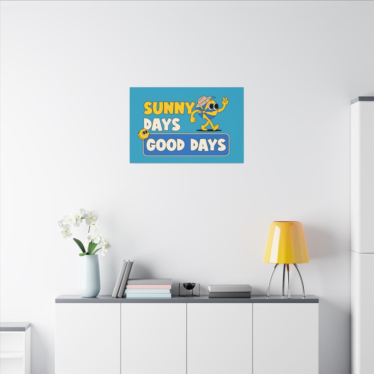 Canvas Print: Good Vibes Sunny Day