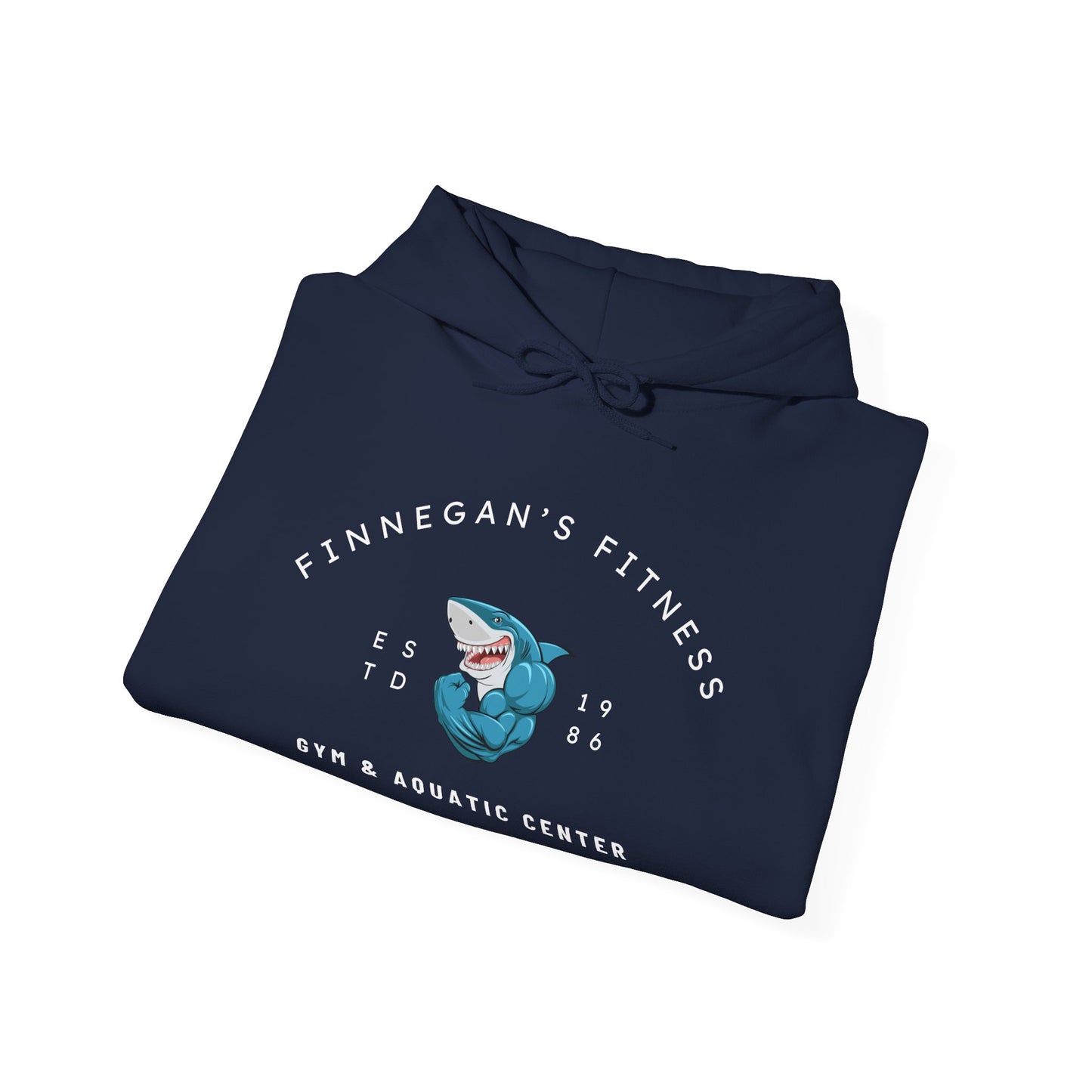 Shark Gym Hoodie – Finnegan’s Fitness & Aquatic Center Sweatshirt