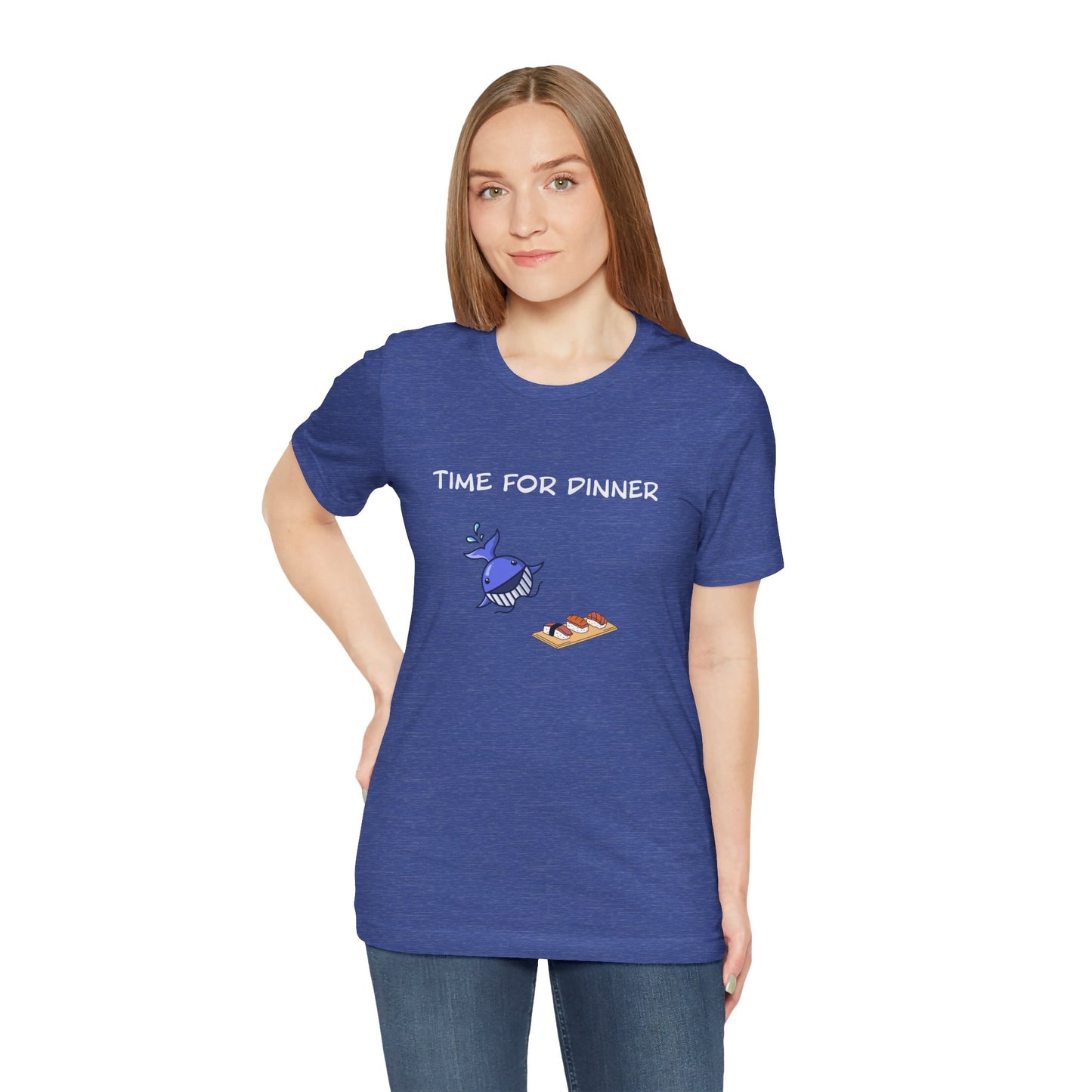 Time For Dinner. Unisex Jersey Short Sleeve Tee