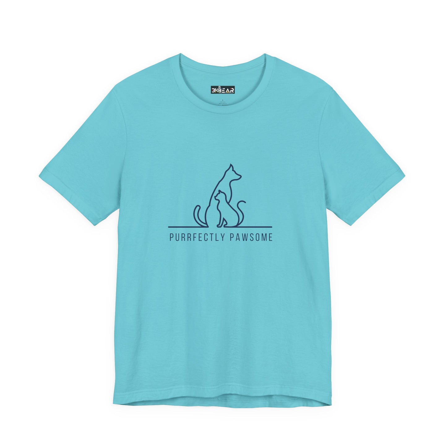 Purrfectly Pawsome. Unisex Jersey Short Sleeve Tee