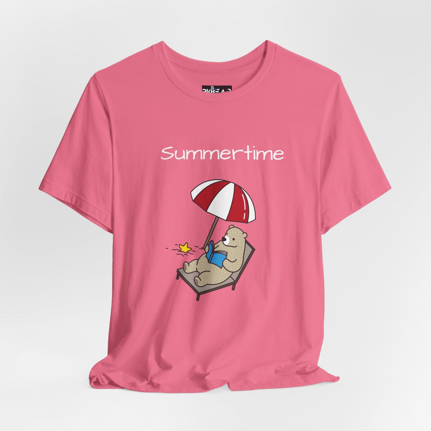 Summertime. Bear.  Unisex Jersey Short Sleeve Tee