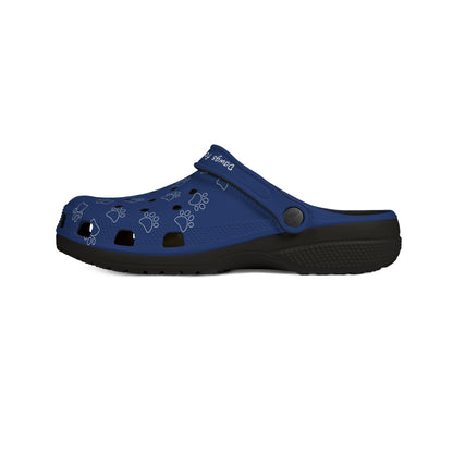 Blue Paw Print Clogs For Men - Dawgs For A Cause