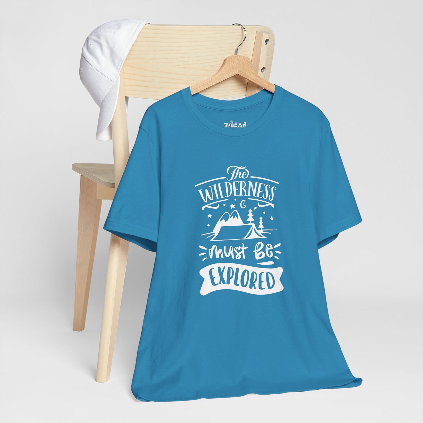 The Wilderness Must Be Explored. Unisex Jersey Short Sleeve Tee
