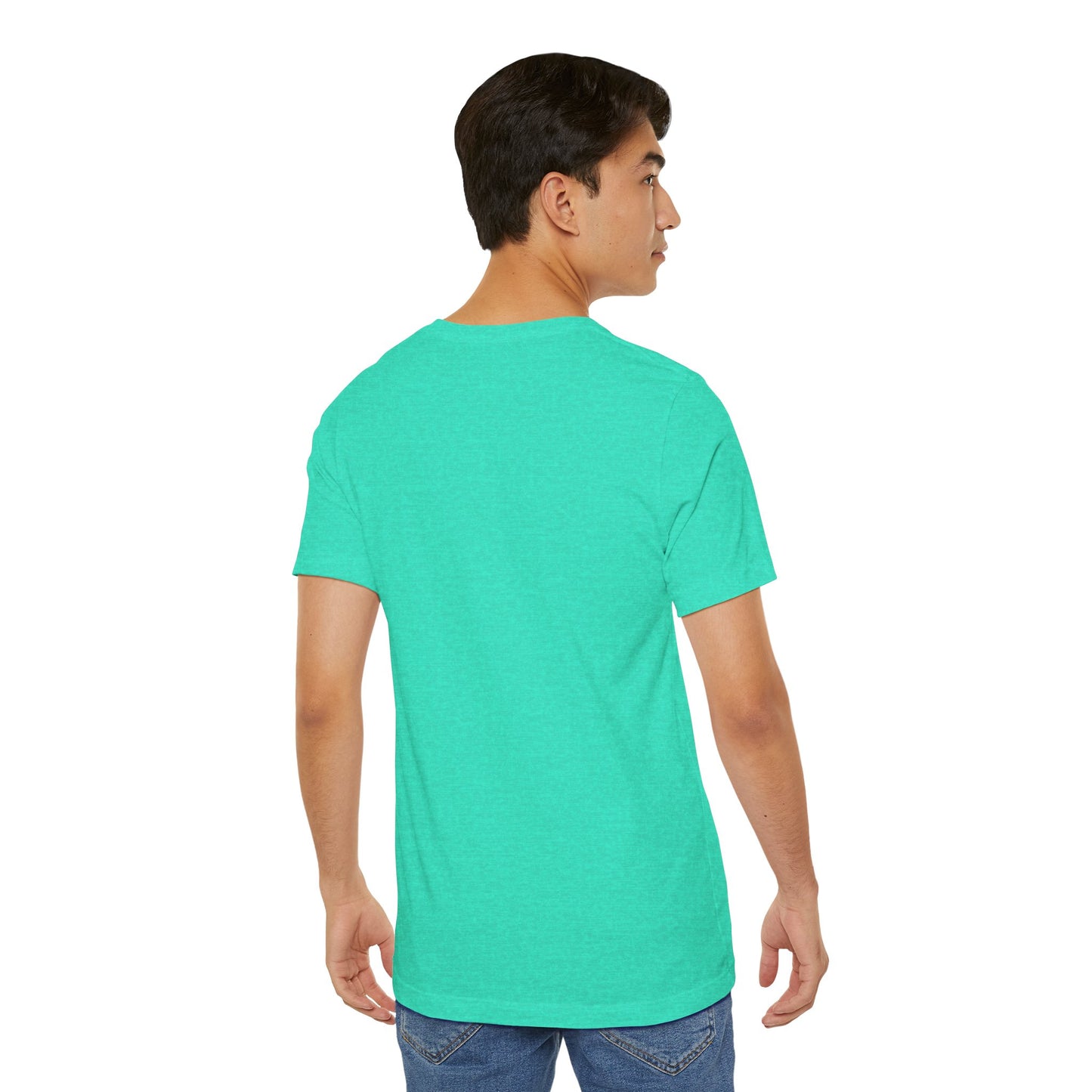 Peace, Love and Hoppiness. Unisex Jersey Short Sleeve Tee