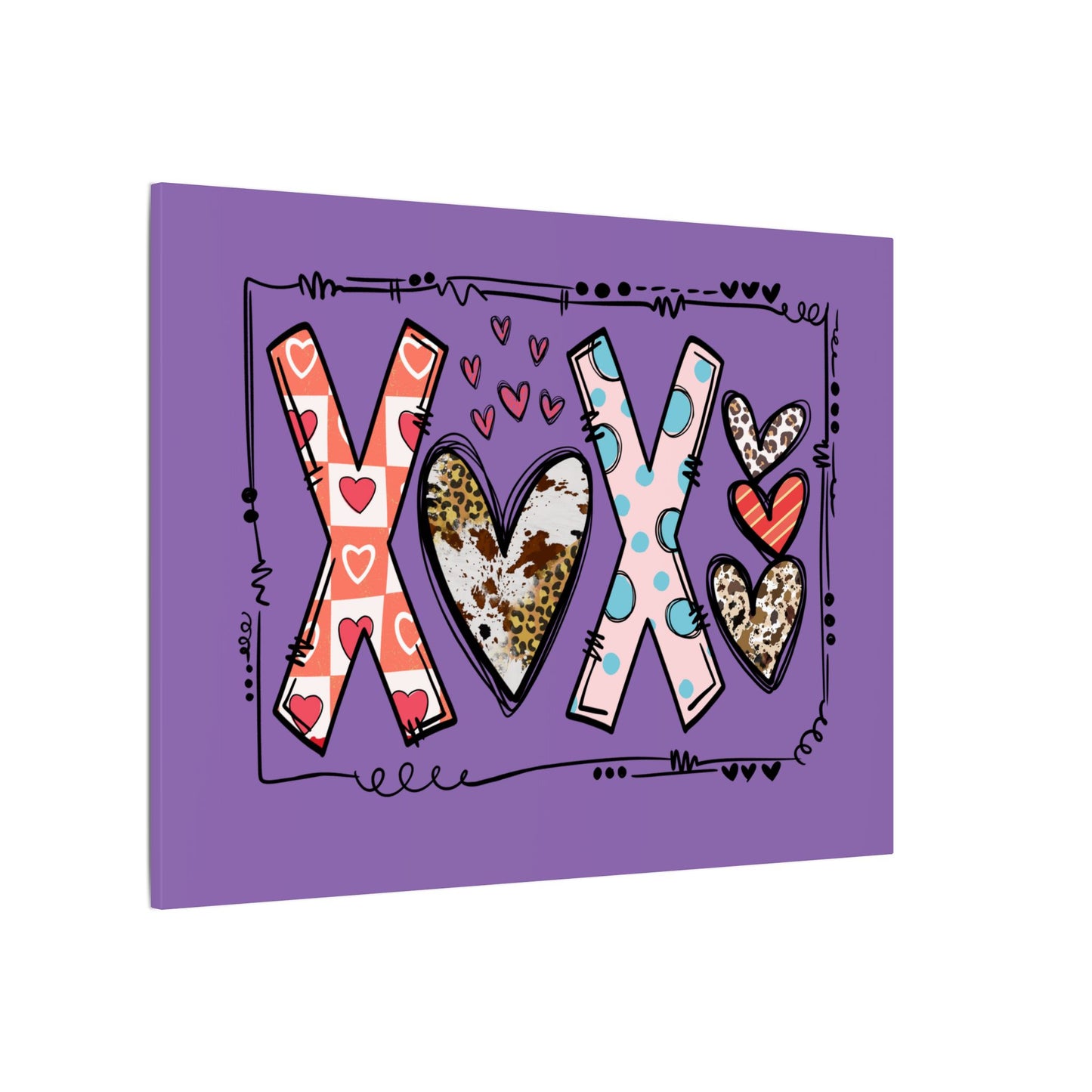 Sign of Love. XOXO. Canvas Gallery Wraps