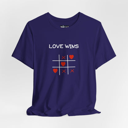 Love Wins!  Unisex Jersey Short Sleeve Tee