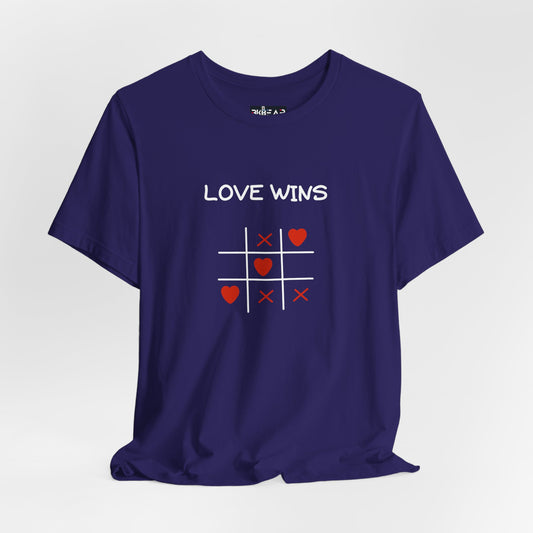 Love Wins!  Unisex Jersey Short Sleeve Tee