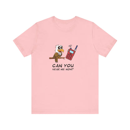 Burrowing Owl. Can You Hear Me Now? Unisex Jersey Short Sleeve Tee