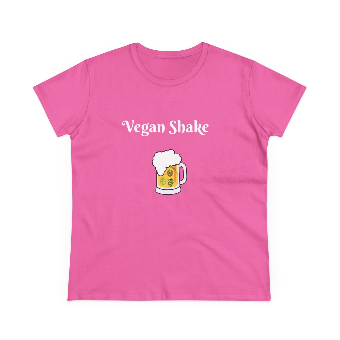 Vegan Shake.  Women's Midweight Cotton Tee