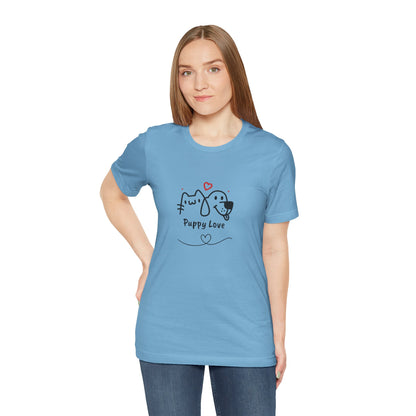 Puppy Love. Unisex Jersey Short Sleeve Tee