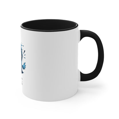 Birdcaster. Accent Coffee Mug, 11oz
