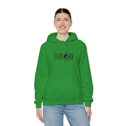 Explore Hoodie – Adventure Graphic Sweatshirt, Unisex Outdoor Hoodie