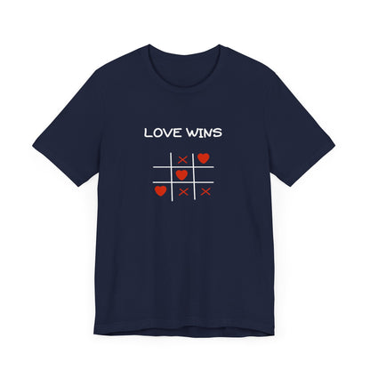 Love Wins!  Unisex Jersey Short Sleeve Tee