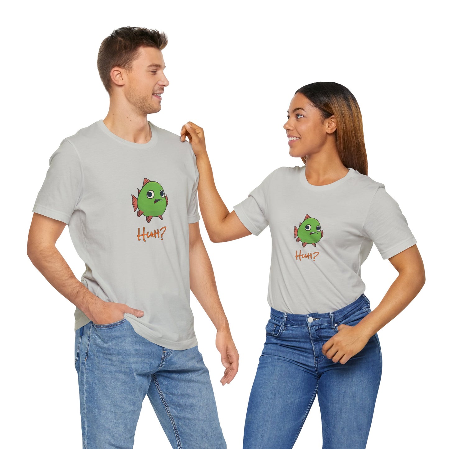Fish In Total Disbelief. Unisex Jersey Short Sleeve Tee