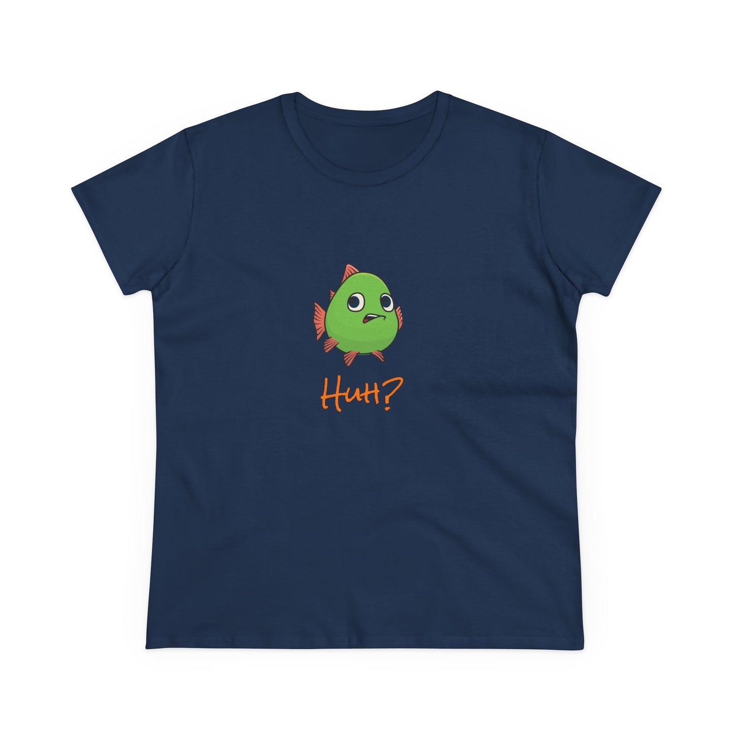 Fish In Total Disbelief. Women's Midweight Cotton Tee