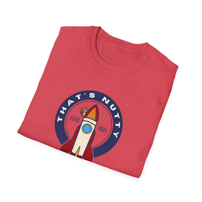 That’s Nutty On A Rocket Ship – Unisex Softstyle Rocket Ship Graphic Tee