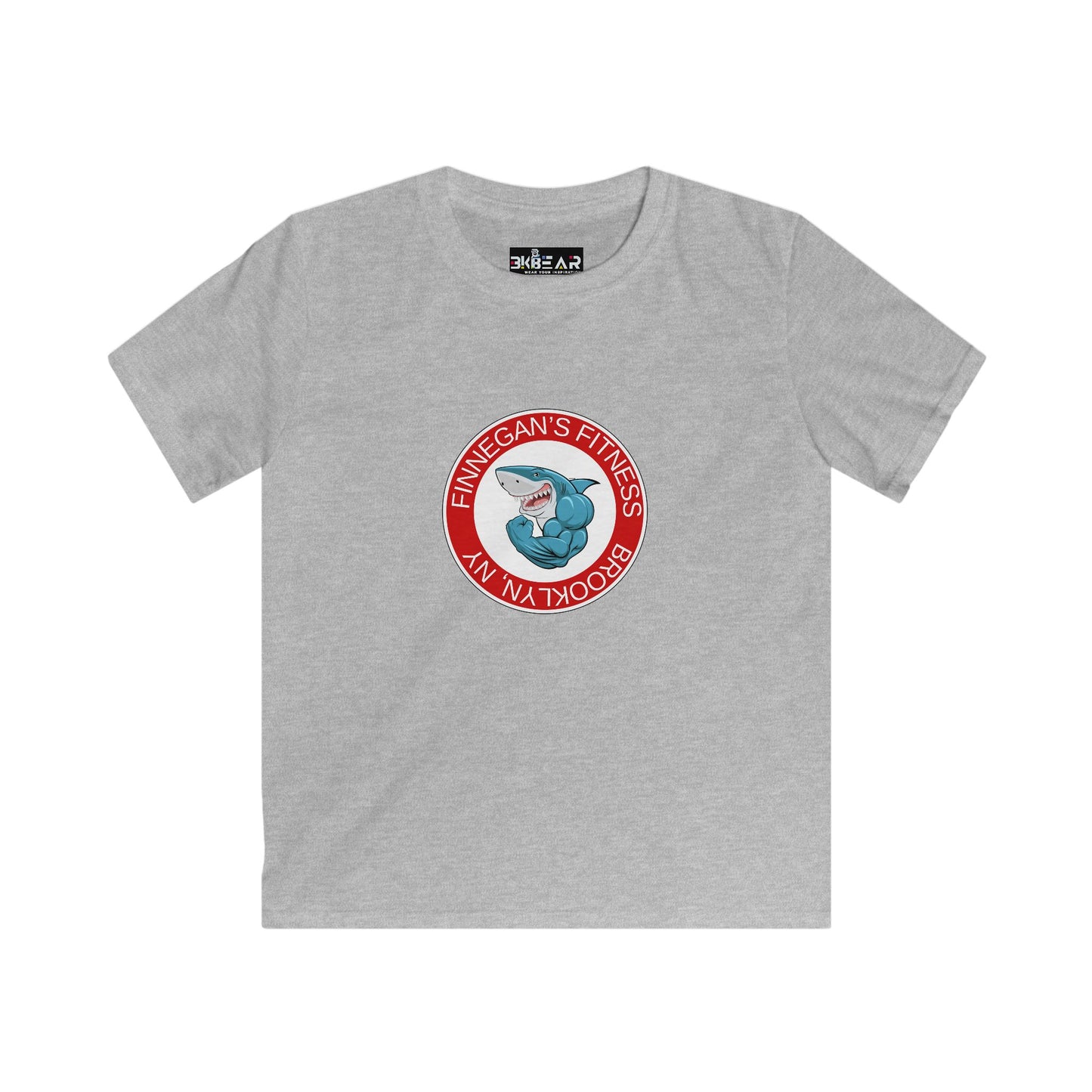 Finnegan’s Fitness Kids Softstyle Tee – Soft Cotton Gym & Swim Graphic Shirt