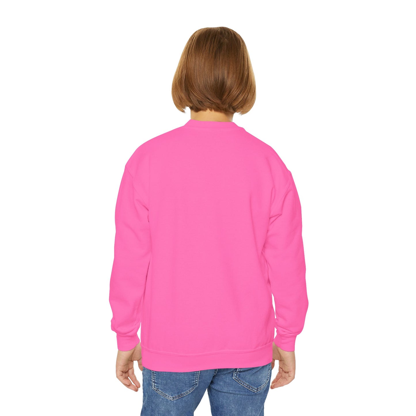 Don't Ever Give Up Eagle! Youth Crewneck Sweatshirt