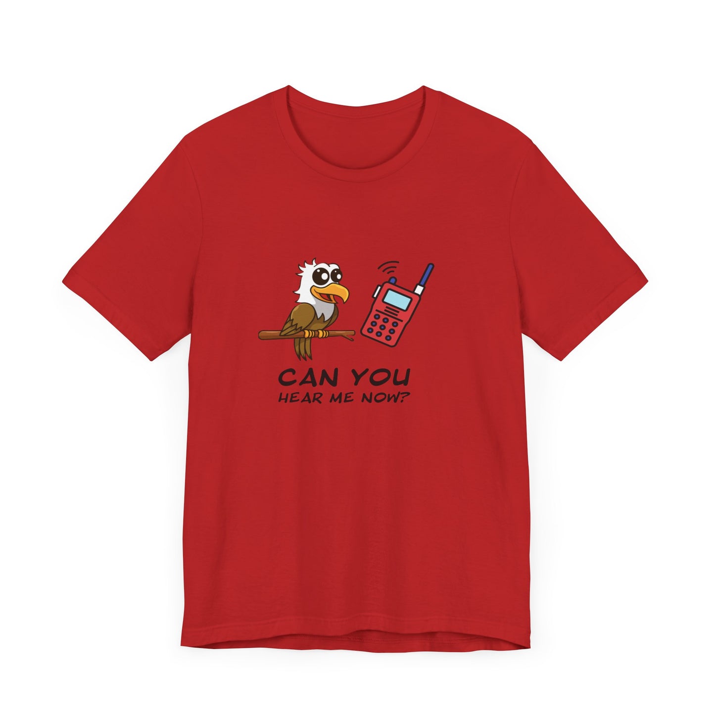 Burrowing Owl. Can You Hear Me Now? Unisex Jersey Short Sleeve Tee