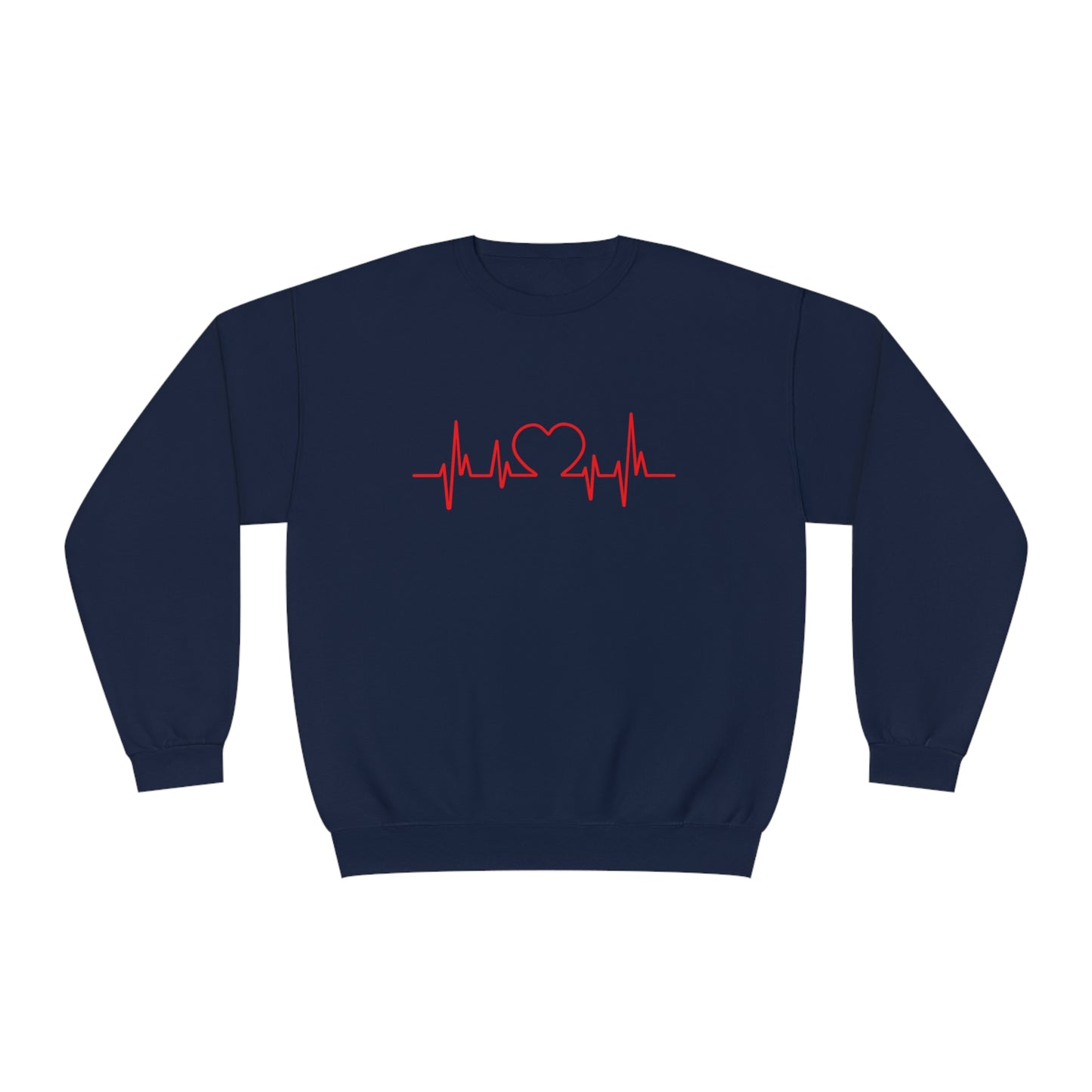 I Love You Heart Beat. Unisex NuBlend® Crewneck Sweatshirt