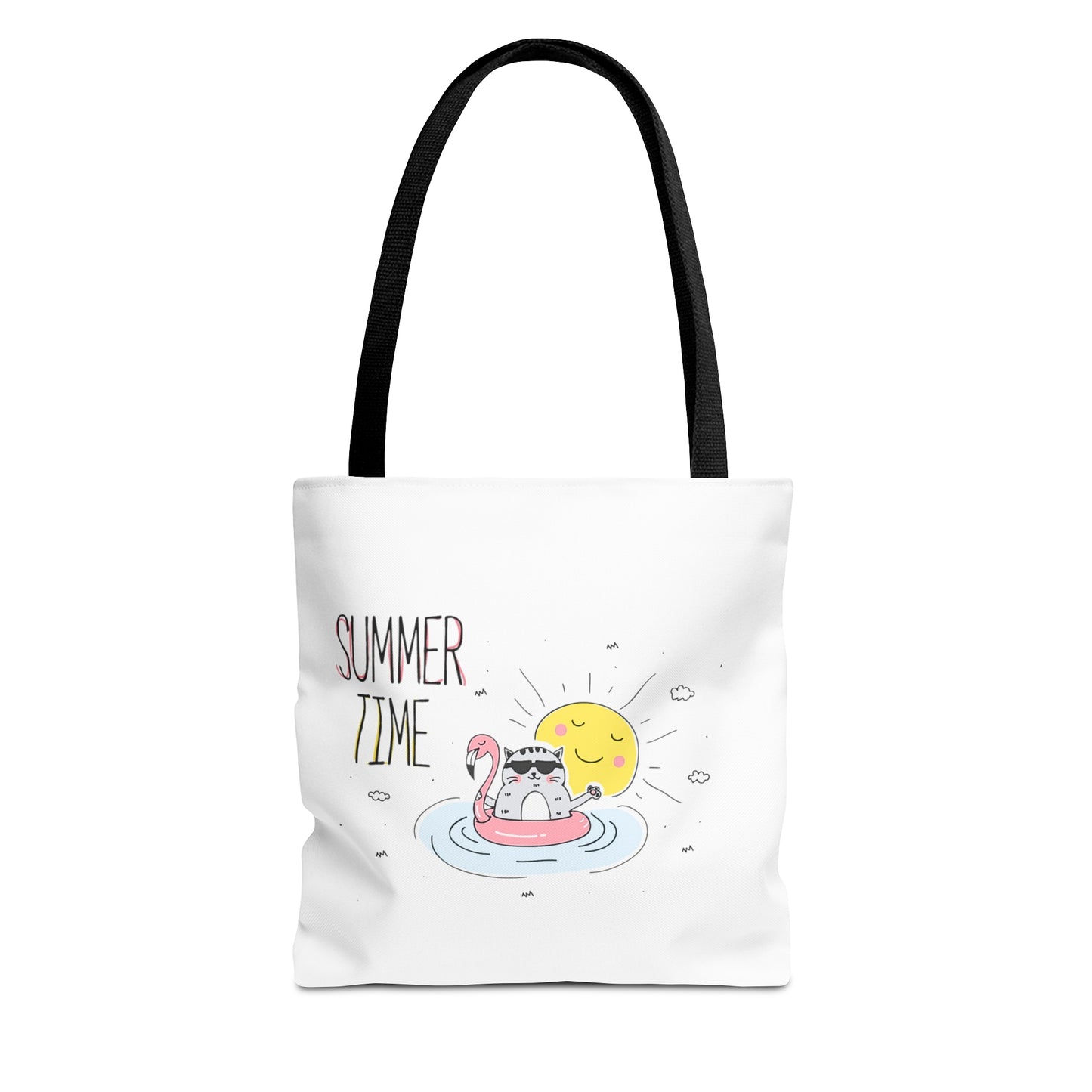 Summer Time Cat. Tote Bag (AOP)