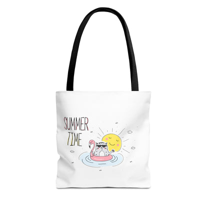 Summer Time Cat. Tote Bag (AOP)