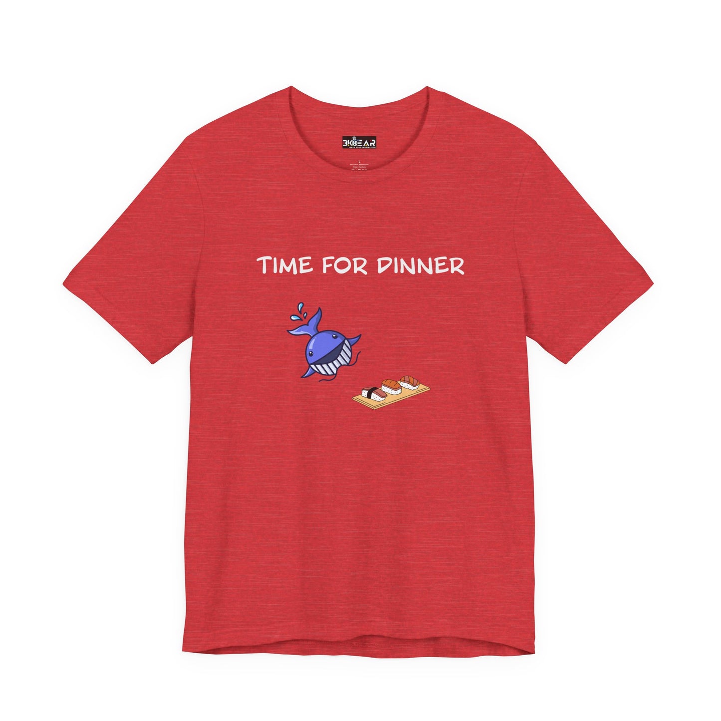 Time For Dinner. Unisex Jersey Short Sleeve Tee