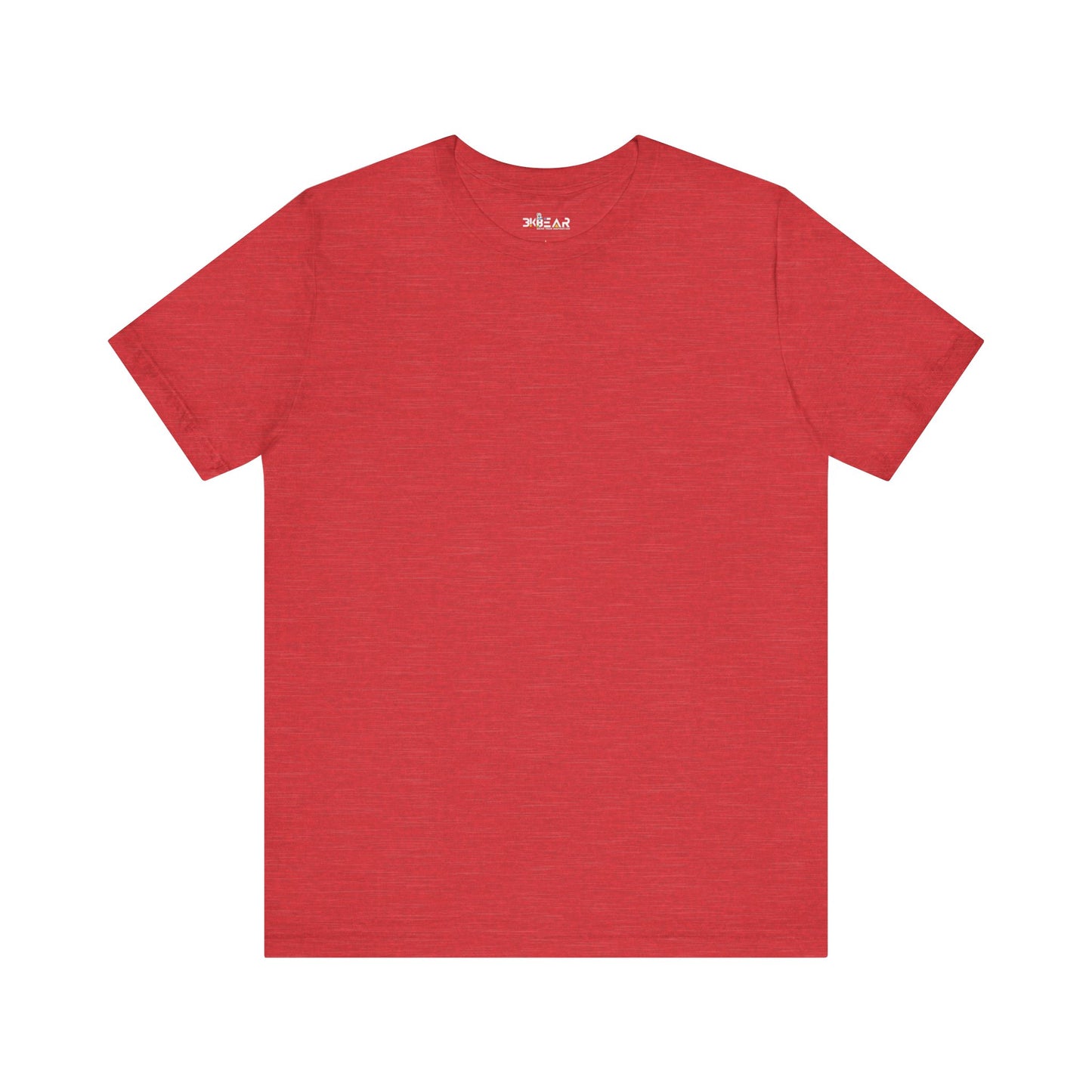 Solid Heather Red. Unisex Jersey Short Sleeve Tee