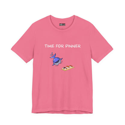 Time For Dinner. Unisex Jersey Short Sleeve Tee