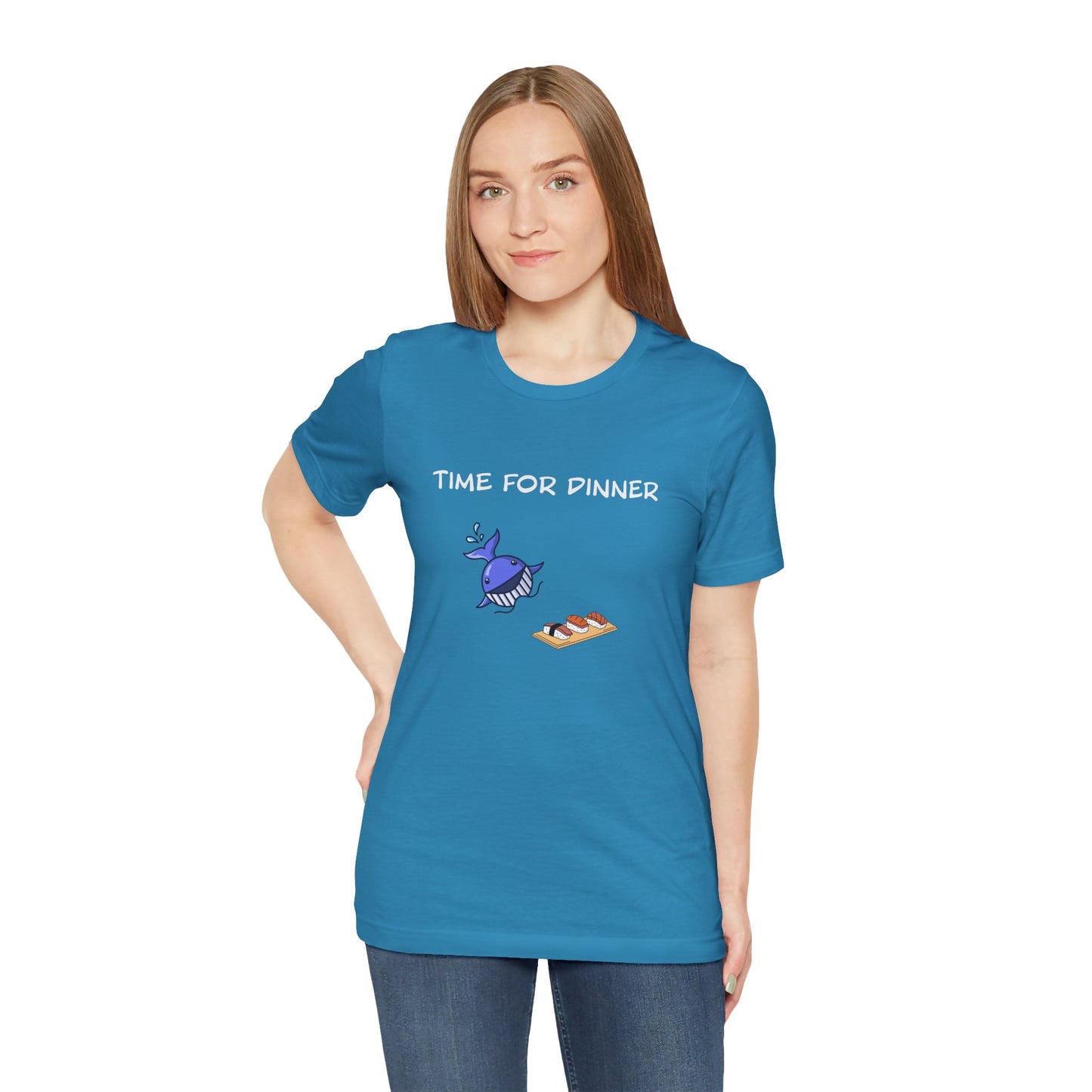 Time For Dinner. Unisex Jersey Short Sleeve Tee