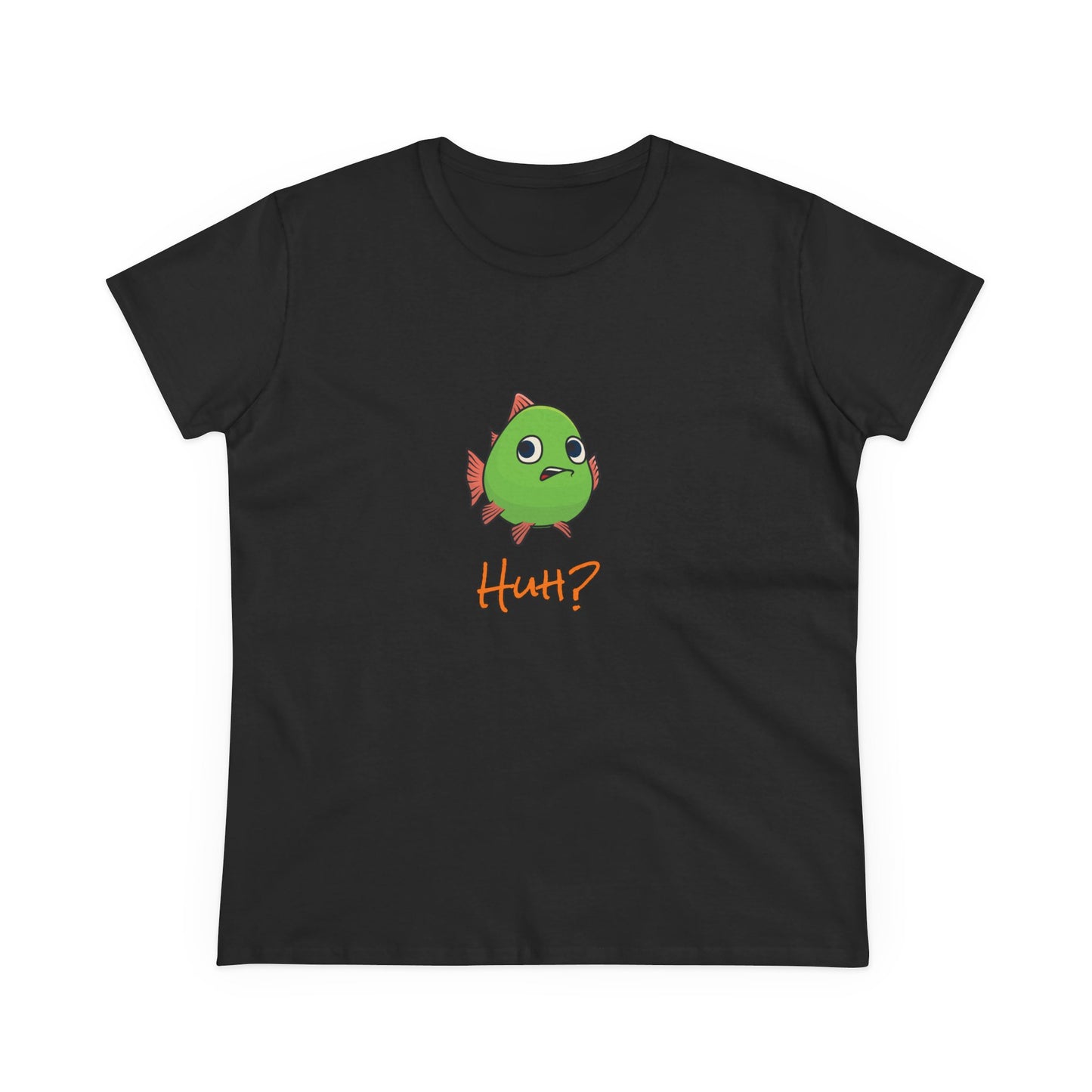 Fish In Total Disbelief. Women's Midweight Cotton Tee