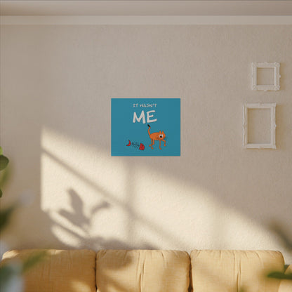 Leo The Cat Didn't Do It. Canvas Gallery Wraps