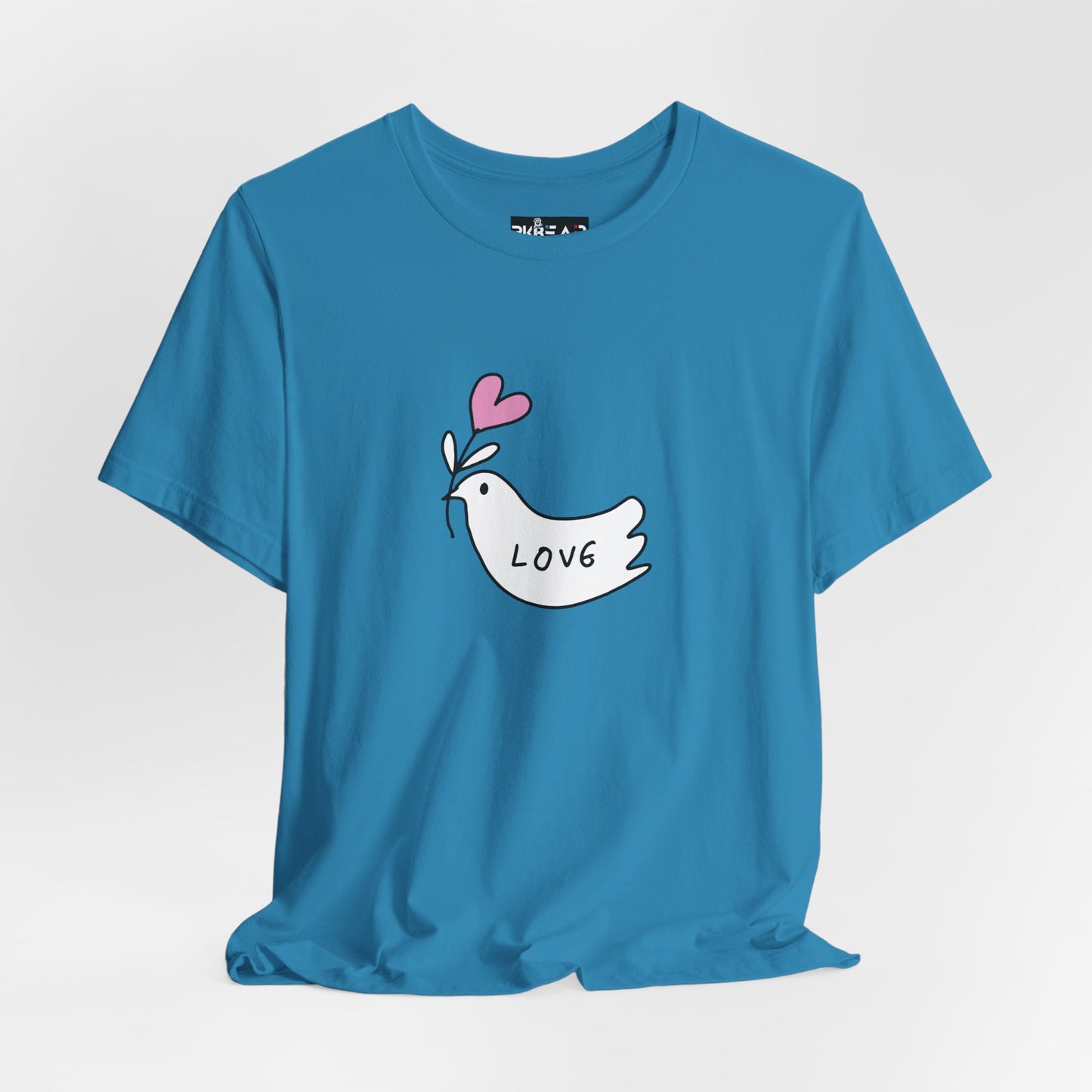 Love. Dove. Unisex Jersey Short Sleeve Tee